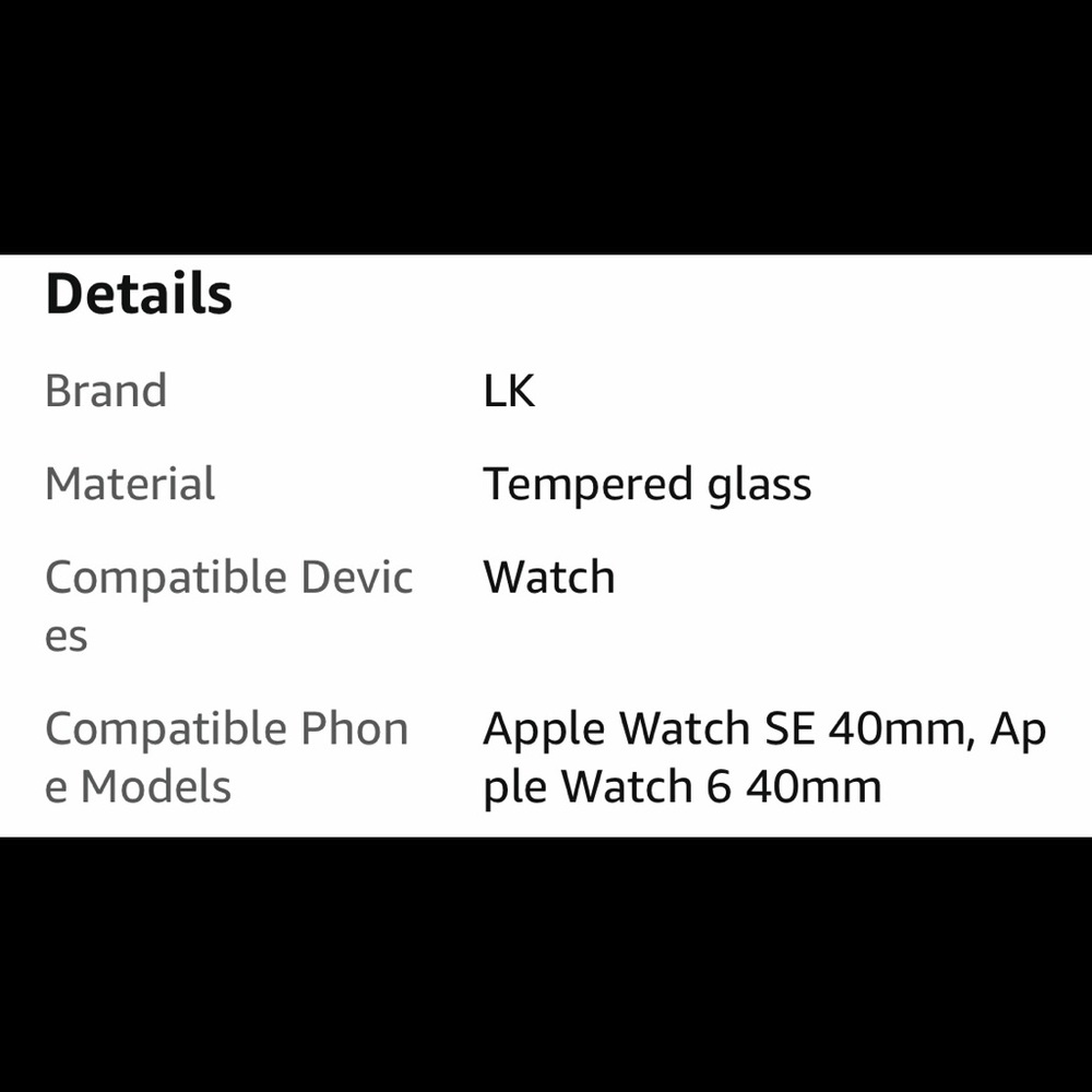 LK 3-pack Smartwatch Case Built-In Tempered Glass - Picture 8 of 8